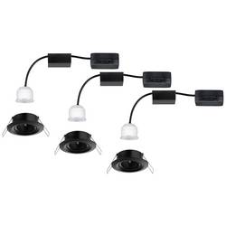 Paulmann 93083 Nova mini LED vestavné svítidlo, LED, pevně vestavěné LED, 12 W, černá