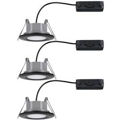 Paulmann 93096 Calla WhiteSwitch LED vestavné svítidlo, LED, pevně vestavěné LED, 15 W, černá (matná)