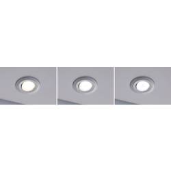 Paulmann 93095 Calla WhiteSwitch LED vestavné svítidlo, LED, pevně vestavěné LED, 15 W, chrom (matný)