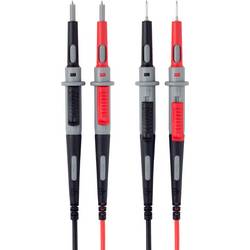 VOLTCRAFT MS-4PS bezpečnostní měřicí kabely 4mm bezpečnostní zástrčka zkušební hroty 1.00 m černá, červená 1 ks
