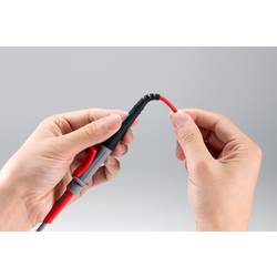 VOLTCRAFT MS-4PS bezpečnostní měřicí kabely 4mm bezpečnostní zástrčka zkušební hroty 1.00 m černá, červená 1 ks