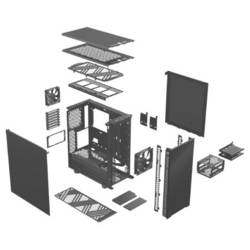 Fractal Design Fractal Design Define 7 Compact - Tower - ATX - keine Spannungsversorgung (ATX) midi tower PC skříň černá