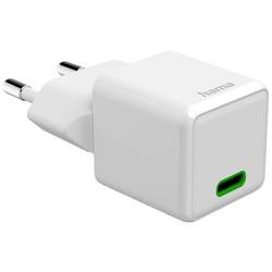 Hama USB nabíječka, USB Power Delivery (USB-PD) , 1x USB-C®, 25.00 W, Dodávka energie, bílá