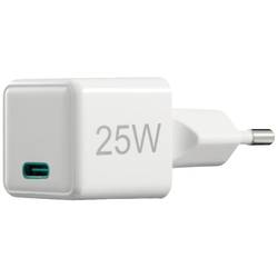 Hama USB nabíječka, USB Power Delivery (USB-PD) , 1x USB-C®, 25.00 W, Dodávka energie, bílá