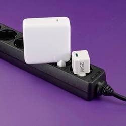 Hama USB nabíječka, USB Power Delivery (USB-PD) , 1x USB-C®, 25.00 W, Dodávka energie, bílá