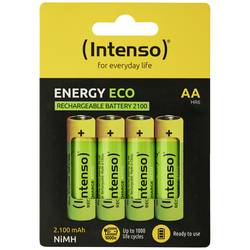 Intenso 7505524 akumulátor AA, Ni-MH, 2100 mAh, 1.2 V, 4 ks