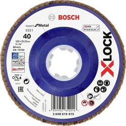 Bosch Accessories 2608619815 X551 vějířový brusný kotouč Průměr 125 mm Ø otvoru 22.23 mm Zrnitost 40 1 ks