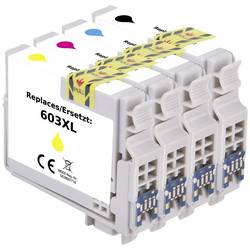 Renkforce Ink náhradní Epson 603, T03U5, T03U1, T03U2, T03U3, T03U4 kompatibilní kombinované balení černá, azurová, purppurová, žlutá RF-5655902
