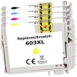 Renkforce Ink náhradní Epson 603, T03U5, T03U1, T03U2, T03U3, T03U4 kompatibilní kombinované balení černá, azurová, purppurová, žlutá RF-5655902