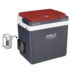 ZORN Cooler Z 26 LNE PX Aku chladnička & Topný box Energetická třída (EEK2021): E (A - G) termoelektrický (peltierův článek) 230 V, 12 V, 18 V bíločervená,