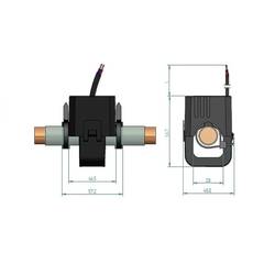 Celsa TQ 27 400/1A 0.2VA Kl. 1 70006-1015 kabelový transformátor proudu Primární proud 400 A Sekundární proud 1 A Ø průchodky vodiče:28 mm 1 ks