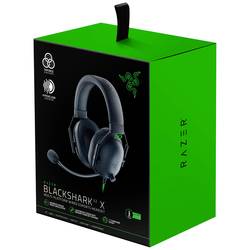 RAZER Blackshark V2 X Headset uzavřená (Over Ear) kabelová stereo černá regulace hlasitosti, Vypnutí zvuku mikrofonu Gaming