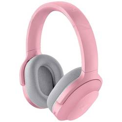 RAZER Barracuda Headset uzavřená (Over Ear) kabelová, Bluetooth®, bezdrátová stereo Quarz, růžová regulace hlasitosti, Vypnutí zvuku mikrofonu Gaming