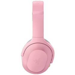 RAZER Barracuda Headset uzavřená (Over Ear) kabelová, Bluetooth®, bezdrátová stereo Quarz, růžová regulace hlasitosti, Vypnutí zvuku mikrofonu Gaming