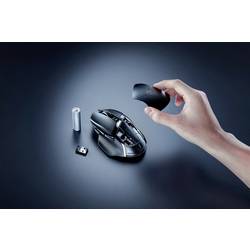 RAZER Basilisk V3 X HyperSpeed optická ergonomická herní myš, přenos Bluetooth®, 7 tlačítko, 18000 dpi, černá