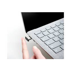 Kensington USB čtečka otisku prstů VeriMark IT Fingerprint Key USB-A černá, stříbrná K64704EU