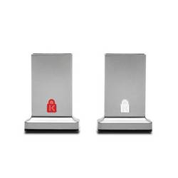 Kensington USB čtečka otisku prstů VeriMark IT Fingerprint Key USB-A černá, stříbrná K64704EU