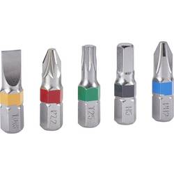 TOOLCRAFT 1613599 sada bitů, 32dílná, plochý, křížový PH, křížový PZ, inbus, T profil s otvorem , profil T, 1/4 (6,3 mm)