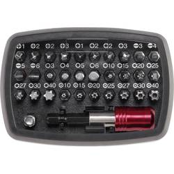 TOOLCRAFT 1613599 sada bitů, 32dílná, plochý, křížový PH, křížový PZ, inbus, T profil s otvorem , profil T, 1/4 (6,3 mm)
