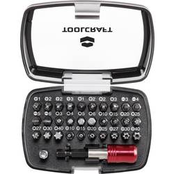 TOOLCRAFT 1613599 sada bitů, 32dílná, plochý, křížový PH, křížový PZ, inbus, T profil s otvorem , profil T, 1/4 (6,3 mm)