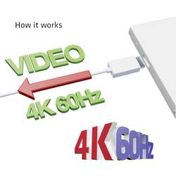 club3D USB-C® / DisplayPort kabelový adaptér USB-C ® zástrčka, Konektor DisplayPort 1.20 m bílá CAC-1517 Kabel DisplayPort