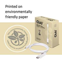club3D USB-C® / DisplayPort kabelový adaptér USB-C ® zástrčka, Konektor DisplayPort 1.20 m bílá CAC-1517 Kabel DisplayPort