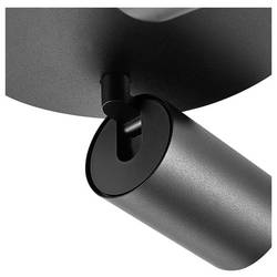Deko Light 348254 Can Tilt rund, 2x 7,5 W GU10, Schwarz Stropní svítidlo GU10 7.5 W černá
