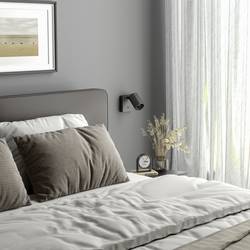 Deko Light Can Tilt eckig, 1x 7,5 W GU10, Schwarz 341338 Nástěnné svítidlo GU10 7.5 W kolíková patice černá