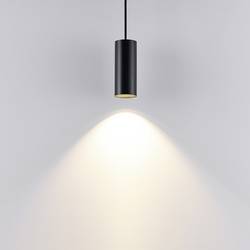 Deko Light Can 150, 1x 7,5 W GU10, Schwarz 342255 závěsné světlo GU10 7.5 W černá