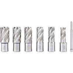 FRITZFURT 3121-1017 sada jádrových vrtáků 7dílná 14 mm, 16 mm, 18 mm, 20 mm, 22 mm, 24 mm vysoce pevné 1 sada