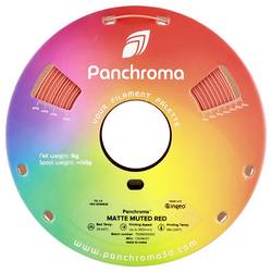 Polymaker CA04027 Panchroma™ Matte vlákno pro 3D tiskárny PLA plast Matná, Nižší obsah plastů 1.75 mm 1000 g Tlumená červená, červená 1 ks