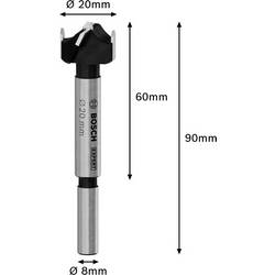 Bosch Accessories 2608901848 Forstnerův vrták, čelní fréza 20 mm 1 ks