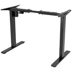 SpeaKa Professional konstrukce psacího stolu pro práci vsedě i ve stoje elektricky výškově nastavitelné Rozsah výšky: 71 do 1.21 m (š x h) 104 cm x 60 cm černá
