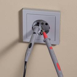 VOLTCRAFT TL 88-4 sada bezpečnostních měřicích kabelů lamelová zástrčka 4 mm zkušební hroty 1.80 m černá, červená 1 sada