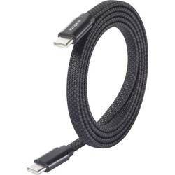 Renkforce USB kabel USB 2.0 USB-C ® zástrčka, USB-C ® zástrčka 1.50 m černá S magnetickým vinutím RF-6871990