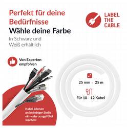 hadice na kabely Label the Cable PRO 5120 bílá