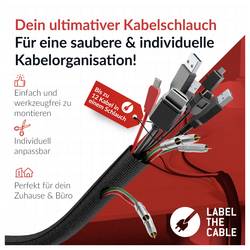 hadice na kabely Label the Cable LTC 5110 černá