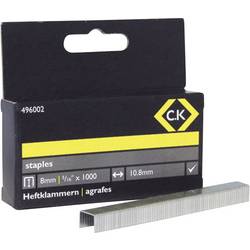 C.K 496002 Svorky do sponkovačky Typ 140 1000 ks Rozměry (d x š) 8 mm x 10.5 mm