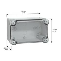 Schneider Electric PanelSeT TBS NSYTBS191210HT skřínka na stěnu 121 x 192 x 105 ABS šedobílá (RAL 7035) 2 ks