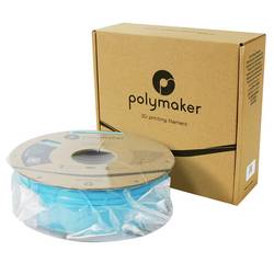 Polymaker PE01031 PE01031 vlákno pro 3D tiskárny ABS plast Žáruvzdorné, Nárazuvzdorný, Bez zápachu 1.75 mm 1000 g světle modrá PolyLite™ 1 ks