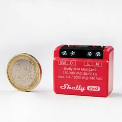 Shelly Shelly 1PM Mini Gen3 spínací a měřicí aktor Wi-Fi, Bluetooth