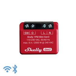 Shelly Shelly 1PM Mini Gen3 spínací a měřicí aktor Wi-Fi, Bluetooth