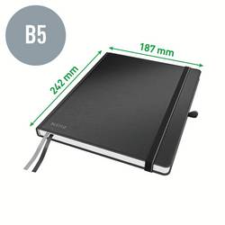 Leitz 44730095 poznámková kniha čtverečkovaný černá 80 listů DIN B5