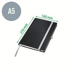 Leitz 44521094 poznámkový blok čisté saténová černá 80 listů DIN A5
