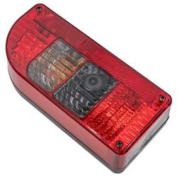 SecoRüt sada osvětlení přívěsu integrovaná HD zadní kamera, blinkr, brzdové světlo, osvětlení SPZ, zadní mlhovky, couvací světlo, zadní světla vzadu 12 V/DC,