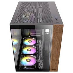 Antec CX800 Wood midi tower herní pouzdro černá, dřevo prachový filtr