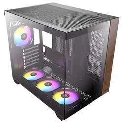 Antec CX800 Wood midi tower herní pouzdro černá, dřevo prachový filtr