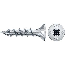 Fischer 670392 Power-Fast II CZF šrouby do dřevotřísky 5 mm 30 mm křížová drážka Pozidriv ocel galvanizováno zinkem 200 ks