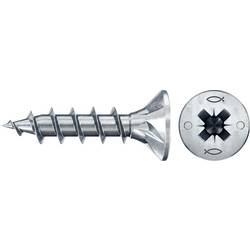 Fischer 670288 Power-Fast II CZF šrouby do dřevotřísky 4.5 mm 20 mm křížová drážka Pozidriv ocel galvanizováno zinkem 300 ks