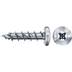 Fischer 670444 Power-Fast II šrouby do dřevotřísky 5 mm 25 mm křížová drážka Pozidriv ocel galvanizováno zinkem 200 ks